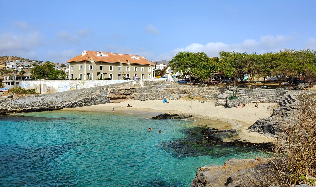 Playa Mar di Baxu en Tarrafal, Santiago, Cabo Verde