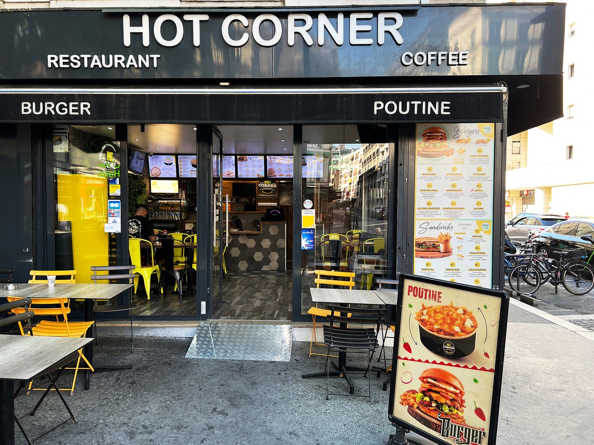 Front of Hot Corner in Paris