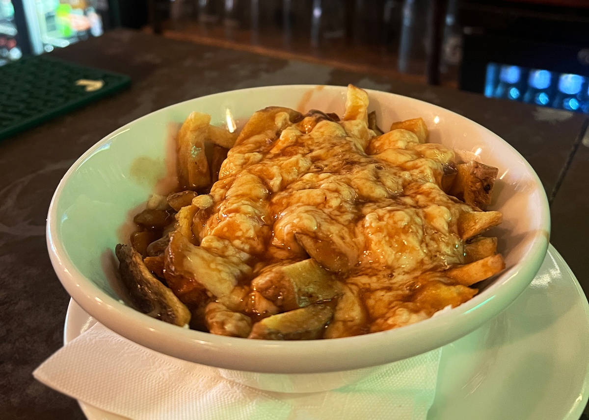 Poutine at The Moose restaurant in Paris