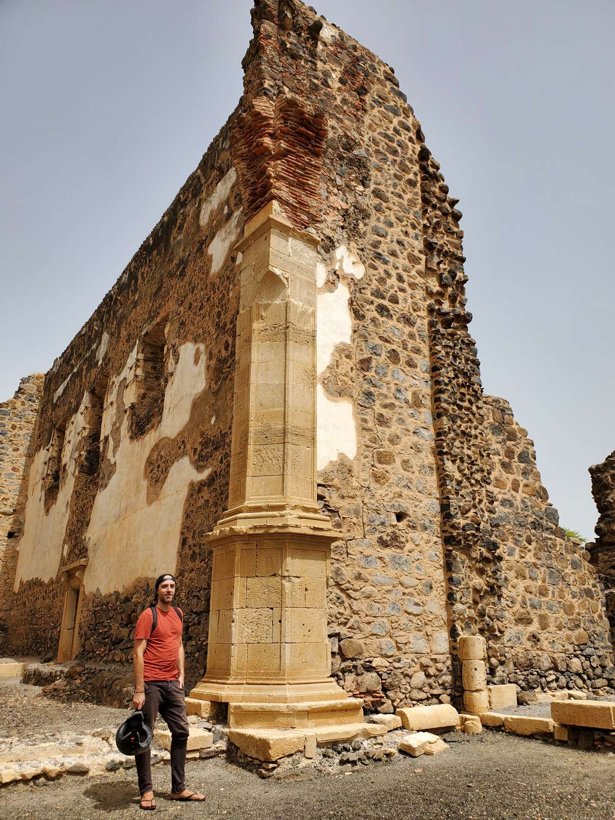 Ruins of the old Sé Catedral in Cidade Velha, Cape Verde, on Santiago Island