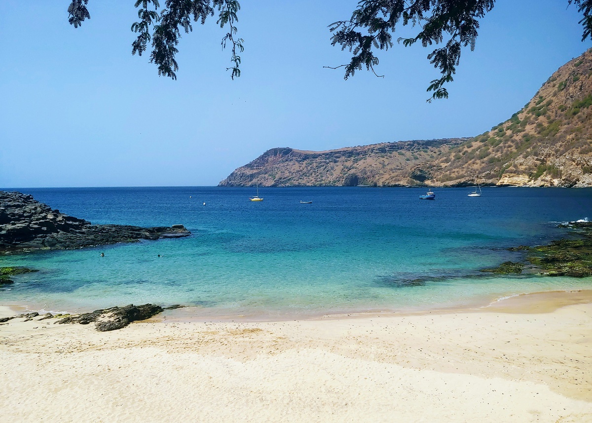 Tarrafal beach and bay on Santiago Island in Cape Verde